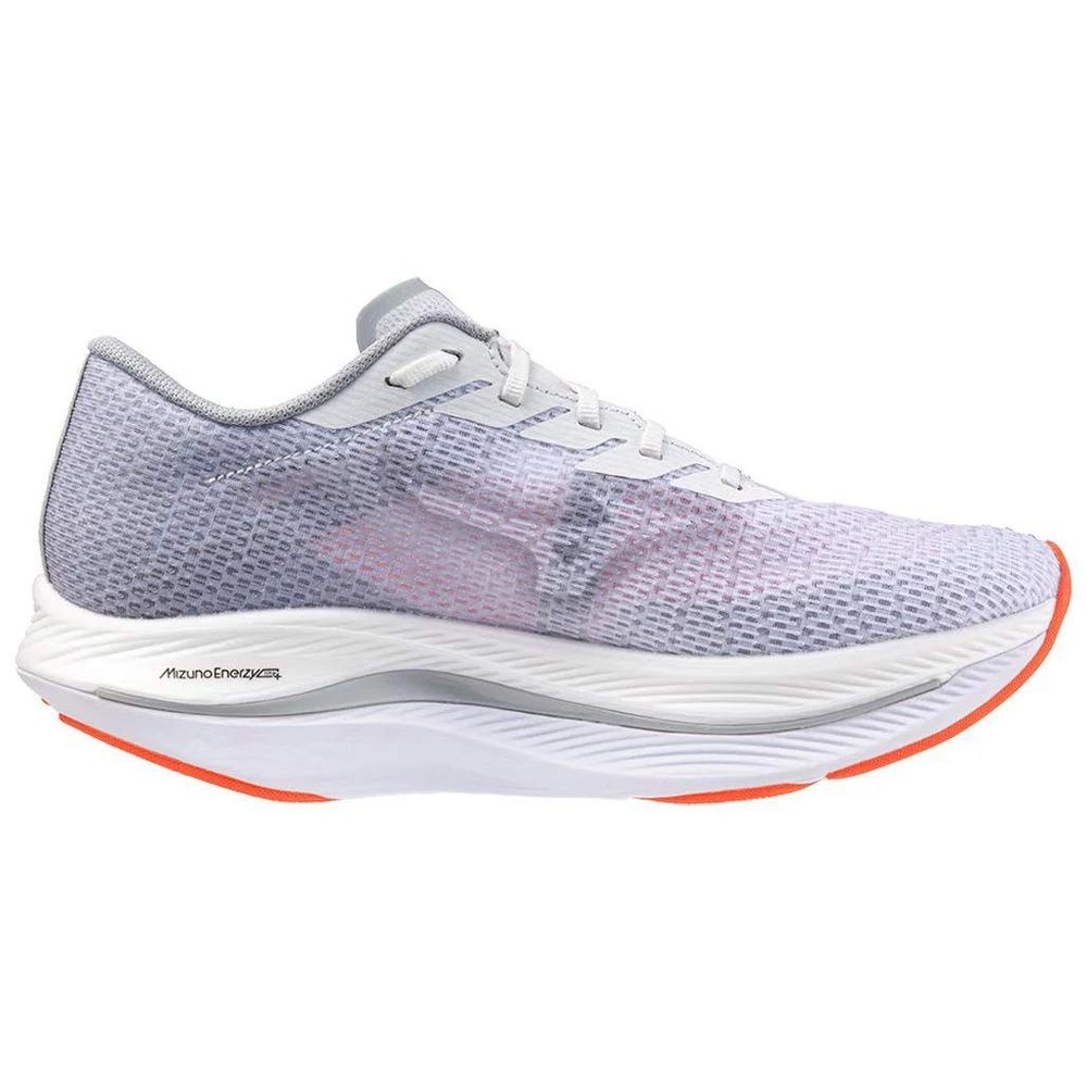 Mizuno Wave Rebellion Flash 2 Running Shoe Men 11.5 White Harbor Mist Athletic - Picture 12 of 14